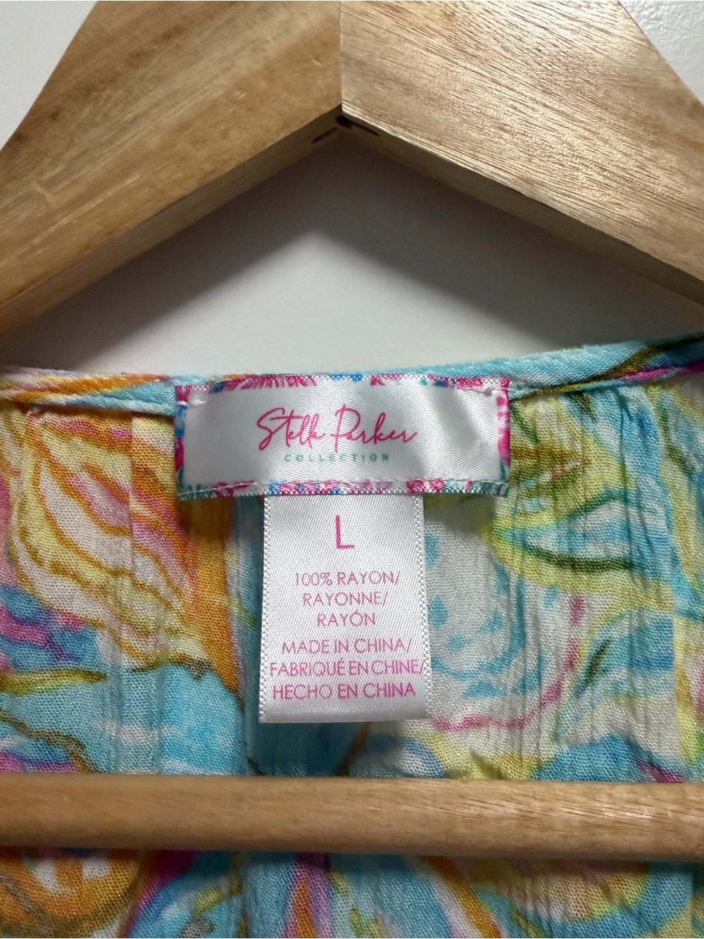 Stella Parker Sleeveless Colorful Preppy Dress with Tassels Women’s Size Large - Picture 2 of 5